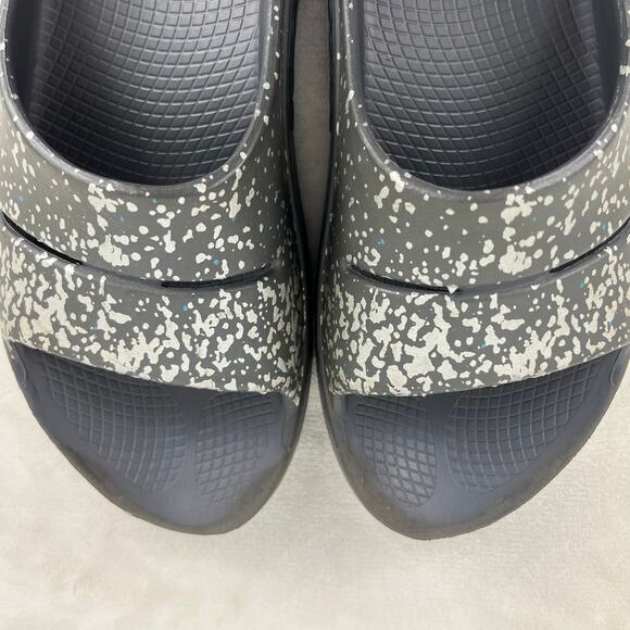 OOfos OOahh Luxe Slide Sandal M7 W9 Limited Edition Recovery‎ Shoe Prosecco Pop - Picture 7 of 14